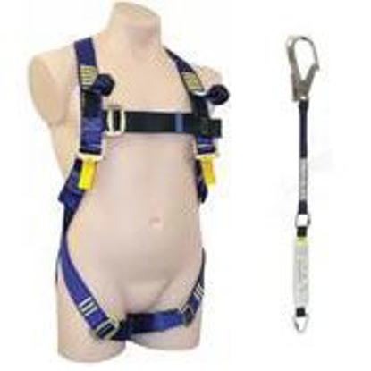 Picture of Full Safety Harness and 2M Elasticated Lanyard Combo