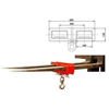 Picture of Double Fork Hook 2500 Kg SWL