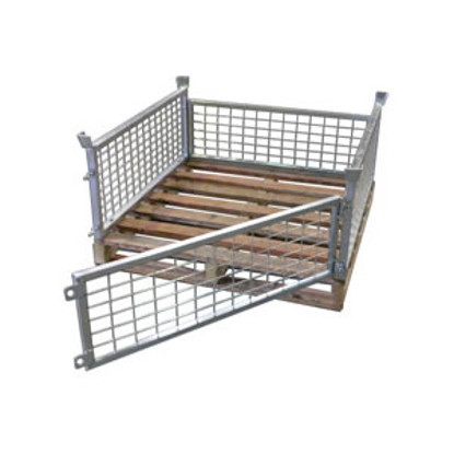 half-size-pallet-cages-flat-packed